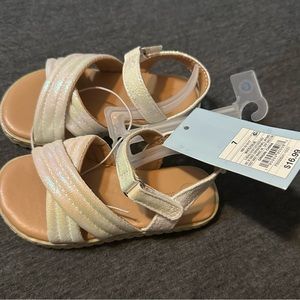 Size 7 girls sandals NWT